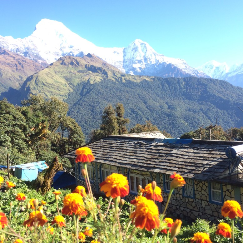Nepal: Unser Bergblick von Tadapani aus