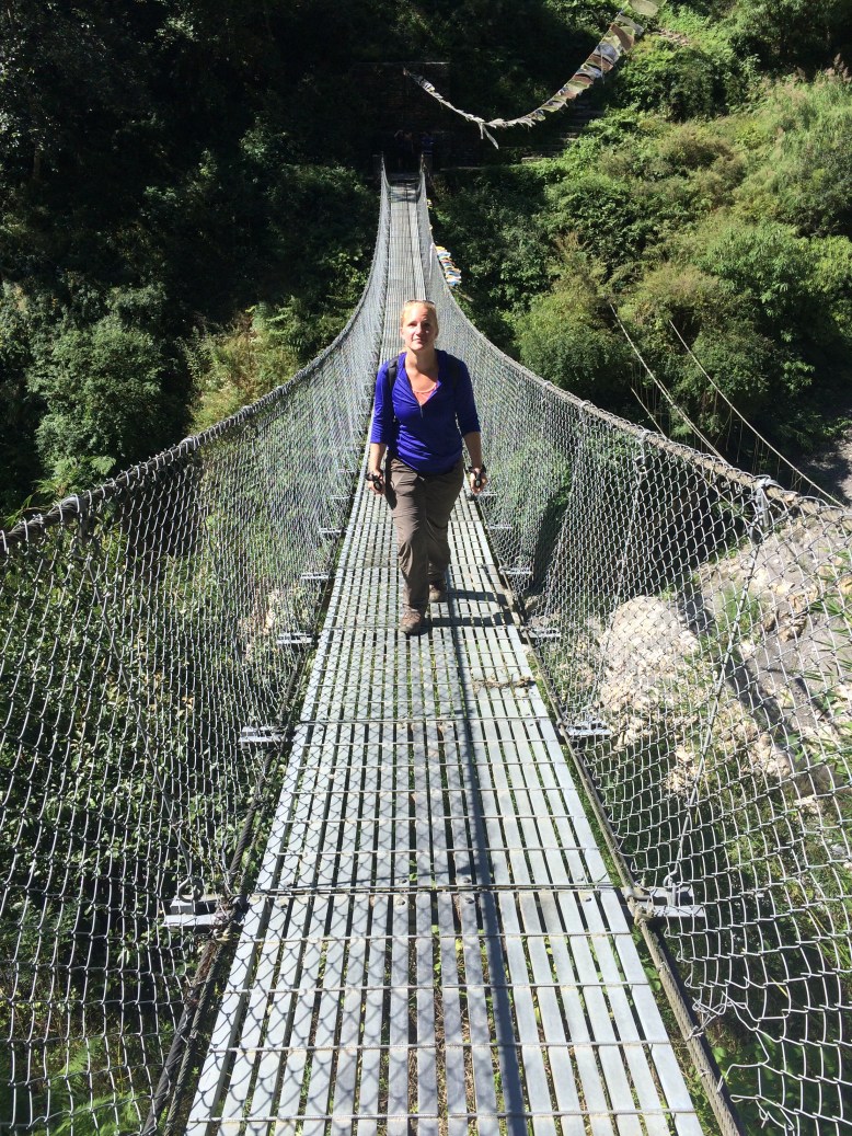 Hängebrücken im Annapurna-Gebiet