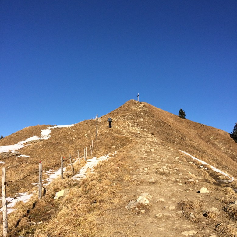 Auf dem Weg zum Gipfel des Seekarkreuz